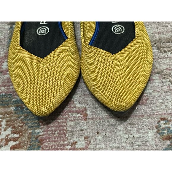 Rothy's The Point Marigold Yellow Flats Size 9 - Picture 2 of 13
